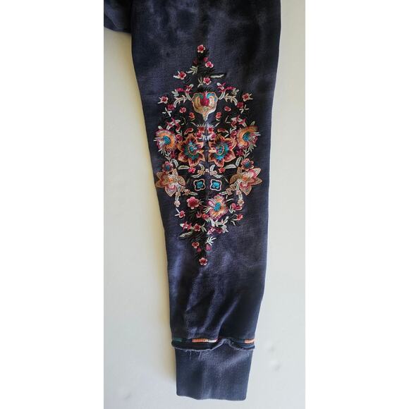 Sundance Moonlight Sky Tie Dye Hoodie Embroidered Anthropology Women's SZ:S - Picture 7 of 11